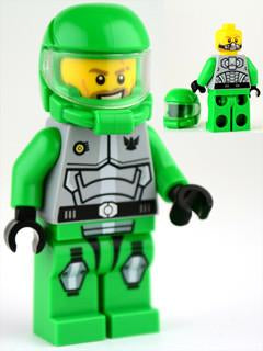 LEGO Minifigure-Chuck Stonebreaker-Space / Galaxy Squad-GS009-Creative Brick Builders
